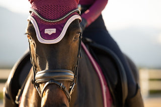 LeMieux Loire Fly Hood Blackberry 2 | Saddles Direct