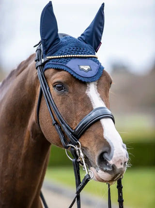 LeMieux Loire Fly Hood Navy 2 | Saddles Direct