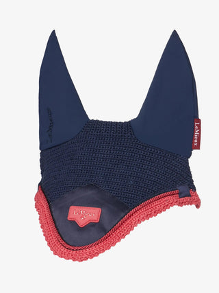 Lemieux Loire Fly Hood Navy/Cranberry 1 | Saddles Direct