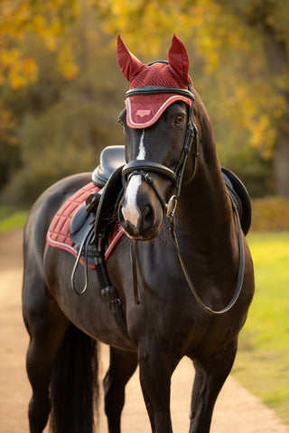 LeMieux Loire Fly Hood Russet 2 | Saddles Direct