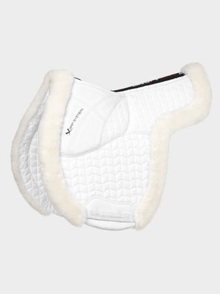 LeMieux Merino+ Hunter / Showing Saddle Pad White 1 | Saddles Direct