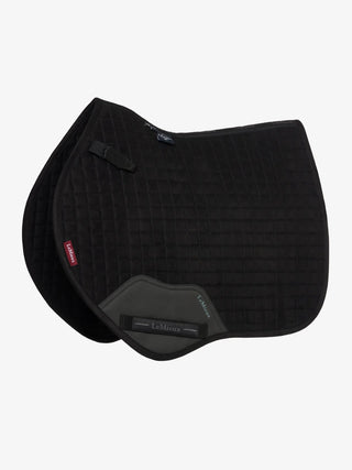 LeMieux Mini Suede Close Contact Square Black 1 | Saddles Direct