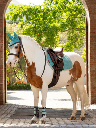 LeMieux Mini Suede Close Contact Square Lagoon 2 | Saddles Direct