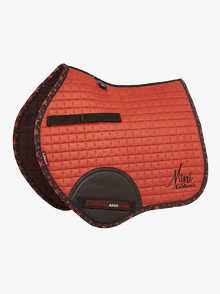 LeMieux Mini Suede Jump Saddle Pad & Ears Set Sienna 1 | Saddles Direct