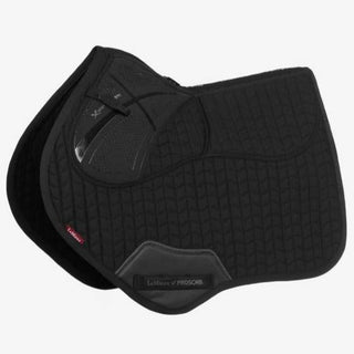 Black LeMieux ProSorb Plain 2 Pocket Close Contact Jump Saddle Pad 1 - Saddles Direct