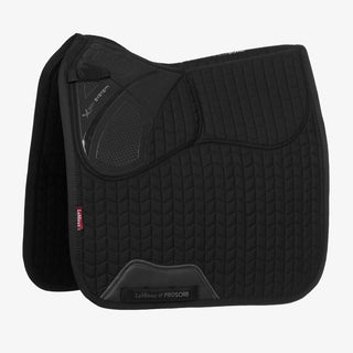 Black LeMieux ProSorb Plain 2 Pocket Dressage Saddle Pad 2 - Saddles Direct