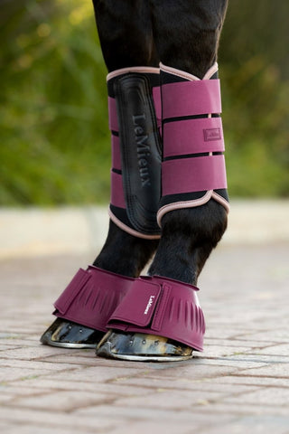 LeMieux Rubber Bell Boots Blackberry 2 | Saddles Direct