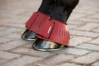 LeMieux Rubber Bell Boots Russet 3 | Saddles Direct