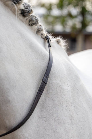 Brown LeMieux Rubber Reins 4 - Saddles Direct