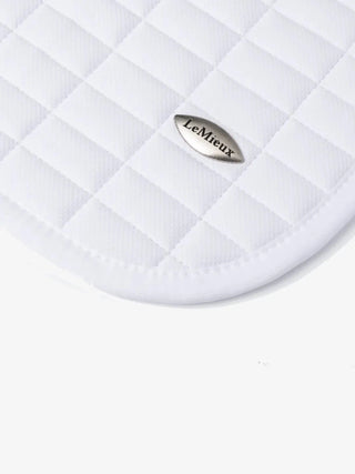 LeMieux Self-Cool Square Saddle Pad Arctic White 4 | Saddles Direct