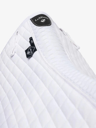 LeMieux Self-Cool Square Saddle Pad Arctic White 3 | Saddles Direct