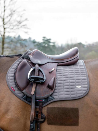 LeMieux Self-Cool Square Saddle Pad Polar Grey 2 | Saddles Direct