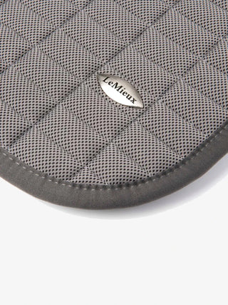 LeMieux Self-Cool Square Saddle Pad Polar Grey 4 | Saddles Direct