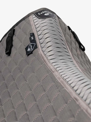 LeMieux Self-Cool Square Saddle Pad Polar Grey 3 | Saddles Direct