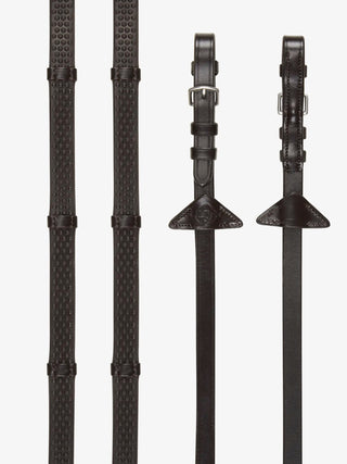 LeMieux Soft Rubber Reins with Stoppers 3 | Saddles Direct