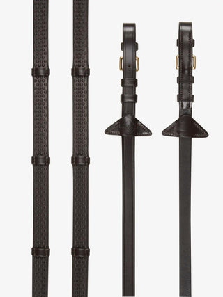 LeMieux Soft Rubber Reins with Stoppers 4 | Saddles Direct