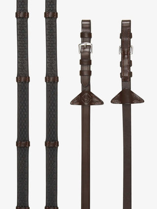 LeMieux Soft Rubber Reins with Stoppers 1 | Saddles Direct