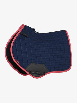 Lemieux Suede Close Contact Square Navy/Cranberry 1 | Saddles Direct