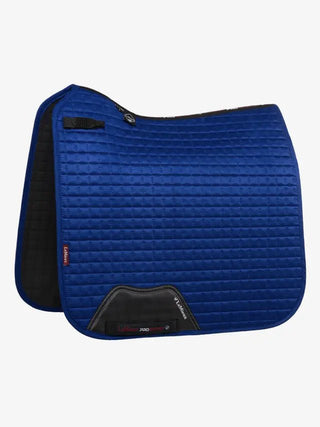 LeMieux Suede Dressage Square Benetton Blue 1 | Saddles Direct