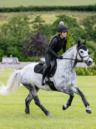 LeMieux Suede GP Square Black 2 | Saddles Direct