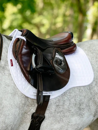 LeMieux Suede GP Square White 2 | Saddles Direct