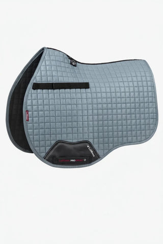 LeMieux Suede Saddle Pad Ice Blue 1 | Saddles Direct