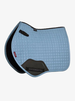 LeMieux Suede Saddle Pad Ice Blue 3 | Saddles Direct
