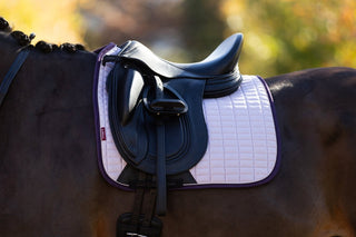 Lemieux Suede Saddle Pad Lilac 9 | Saddles Direct