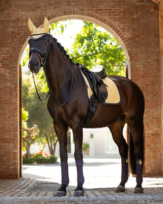 LeMieux Suede Saddle Pad Mimosa 8 | Saddles Direct