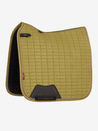 LeMieux Suede Square Saddle Pad Gooseberry 2 | Saddles Direct