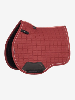 LeMieux Suede Square Saddle Pad Russet 1 | Saddles Direct