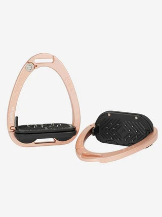 Rose Gold LeMieux Vector Control Safety Stirrups 7 - Saddles Direct