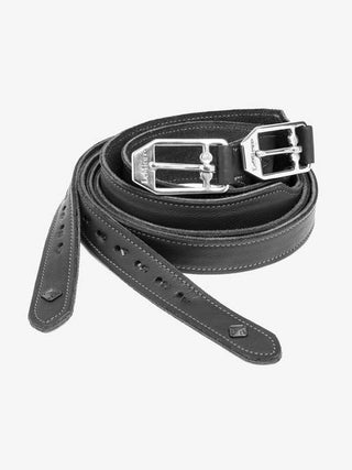 Black LeMieux Vector Pro Stirrup Leathers 1 - Saddles Direct