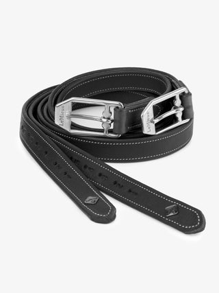 Black LeMieux Vector Stirrup Leathers 1 - Saddles Direct