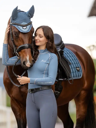 LeMiuex Loire Fly Hood Ice Blue 2 | Saddles Direct