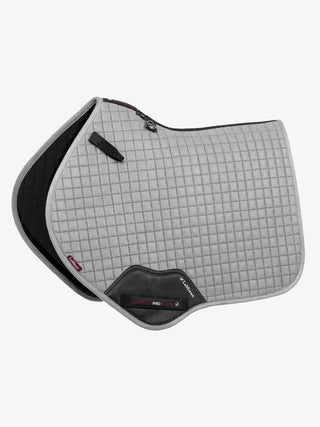 LeMiuex Suede Close Contact Square Grey 1 | Saddles Direct