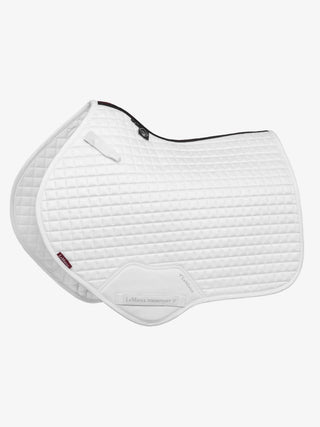 LeMiuex Suede Close Contact/Jump Saddle Pad White 1 | Saddles Direct