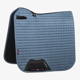 LeMiuex Suede Dressage Saddle Pad Ice Blue 1 | Saddles Direct