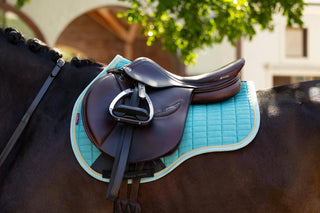 LeMiuex Suede GP Saddle Pad Lagoon 2 | Saddles Direct