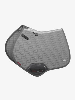 LeMieux Self-Cool Square Saddle Pad Polar Grey - Close Contact