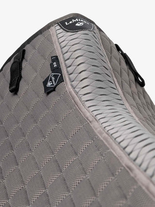 LeMieux Self-Cool Square Saddle Pad Polar Grey lifestyle 2