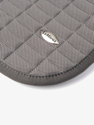 LeMieux Self-Cool Square Saddle Pad Polar Grey lifestyle 3