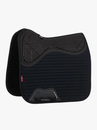 LeMieux Soft Shell Anti Slip Square Saddle Pad Black - Dressage