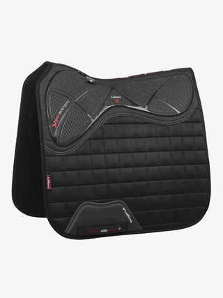 LeMieux X-Grip Silicone Square Saddle Pad Black - Dressage