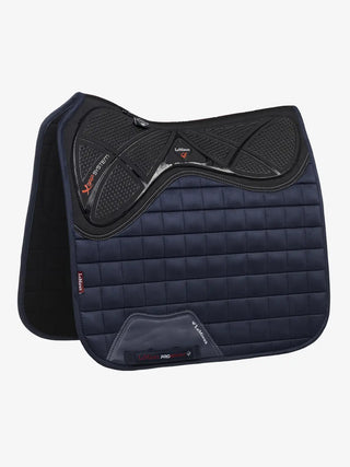 LeMieux X-Grip Silicone Square Saddle Pad Navy - Dressage