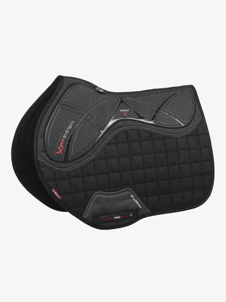 LeMieux X-Grip Silicone Square Saddle Pad Black - EuroJump