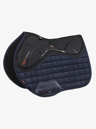 LeMieux X-Grip Silicone Square Saddle Pad Navy - EuroJump