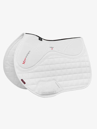 LeMieux X-Grip Silicone Square Saddle Pad White - EuroJump