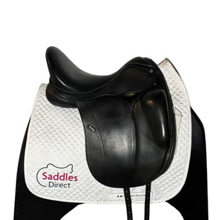 Black Loxley Hoop Tree Dressage Black 17" XW 2 - Saddles Direct