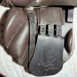 Loxley Pony Dual Flap Jump Brown 16" XW 7 | Saddles Direct